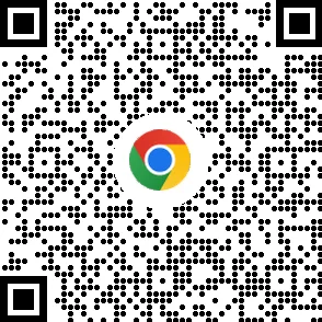 QR-kod för att ladda ned webbläsaren Chrome på mobila enheter