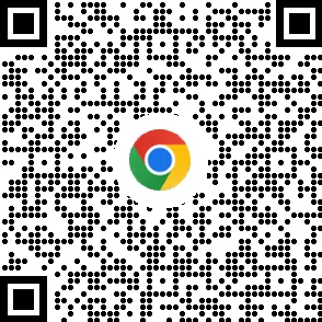 QR-kod för att ladda ned webbläsaren Chrome på mobila enheter