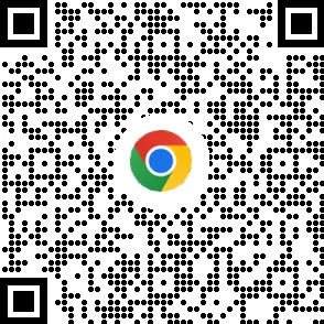 QR-koodi, jolla voi ladata Chrome-selaimen mobiililaitteelle